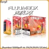 Fluum Box 15000 퍼프 15K 퍼프 일회용 E 담배 VAPE 펜 25ml 사전 채워진 메쉬 코일 포드 카트리지 650mAh 충전식 배터리 15K 퍼프 0%2%3%5%