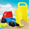 Zandspeelwaterplezier 5 stks/set Kinderen Strandspeelgoed Zandspeelset Baby Zomer Graafgereedschap met schop Outdoor Speelgoedset doos voor kinderen 240402