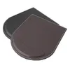 Hot sale solid color leather mouse pad computer desktop PU wrist pad U-shaped wrist pad mouse pad can be fixed LOGO