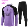 2024 25 PSGPO Tracksuit soccer TRAINING 22 23 24 Sergio Rico Danilo Pereira Marco Asensio men and kids kit football Tracksuits survetement suit jacket Sportswear sss