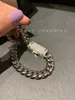 Anhänger 8mm Mode Moissanit Cuban Link Kette Iced Out Armbänder Für Männer Frau Punk Hiphop Schmuck