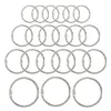 5 / 10pcs Metal Ring Binder 20-80 mm Albums de bricolage Book Love-Leaf Hoops Opening Office Binding Supplie Photo Album