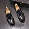 Chaussures décontractées Hommes Mode Soirée Robes de bal Glands en cuir originaux Noir Vert Slip-on Chaussure de conduite Mocassins respirants Homme Sneaker
