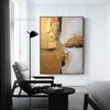 Handgefertigtes, großes, minimalistisches, gold-weißes, strukturiertes Kunstwerk auf Leinwand, Ölgemälde, weiß-beige, einzigartiges Gold-Leinwand-Dekor, Kunst für Büro, Wohnzimmer, Schlafzimmer