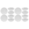 Dinnerware Sets 12 Pcs Seasoning Dish Hukitchen Sauce Cups Small Bowl Appetizers Side Stackable Bowls