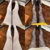 Luksusowe czarne poruszanie seksowne długie elastyczne pończochy Rajstopy Kobiety nogi rajstopy kobiet List Flocking Stinging Anti Hook Silk Bottoming Rajstopy rajstopy
