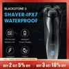 ENCHEN Elektrisch scheerapparaat 3D Blackstone 3 IPX7 Waterdicht scheerapparaat Nat en droog Dual Use Gezicht Baard Batterij Digitaal display voor mannen 240325