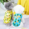 Hundkläder husdjur kläder sommar vår katt söt tecknad väst liten designer pullover valp mode pyjamas poodle chihuahua maltese