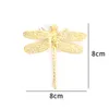 Ручка из латуни Dragonfly Simple Nordic Cabinet Gold Pure Медный ящик для дверного ящика