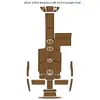 Zy 2015-2018 Mastercraft X23 coussin de Cockpit bateau EVA mousse Faux teck pont tapis de sol support auto-adhésif SeaDek Gatorstep Style tampons