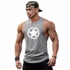 Mode coton sans manches chemises débardeur hommes Fitness chemise hommes Singlet musculation entraînement Gym gilet Fitness hommes 240329