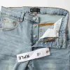 Purple Brand Jeans Trend Hip-Hop-Loch-Persönlichkeit Amerikanischer Hip-Hop Stilvolle und schmale Hose