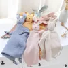 毛布の赤ちゃんコットンモスリンブランケットソフトキュート生まれた眠っている人形の子供たちは眠ります