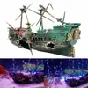 Shipwreck Action Aquarium Ornament Resin Ship Wreck Decoration for Fish Tank Landscape Accessories 240321