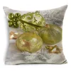 Kissen 45 cm Weihnachtsdekorationen Couchbezug Kissenbezug 2024 Noel für Zuhause Ornament Jahr Weihnachtsdruck