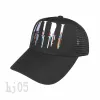 projektant baseballowy luksusowy hat na plażowy liter wielokolorowy haft haftowany męski cappello kreatywny sport oddychający czapki ciężarówki
