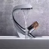 Rubinetti per lavandino del bagno Rubinetto monoforo Rubinetto moderno per lavabo freddo/acqua Cucina montata su piattaforma Facile da usare