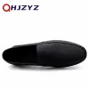 Slippers echte lederen mannen schoenen Casual formele heren Loafers moccasins merk Italiaanse ademende slip op mannelijke bootschoenmaat 46 47