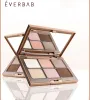 Shadow Everbab Allinone Palette Plain Matte 6 Couleurs Palette de Fards à Paupières Terre Couleur Blush Surligneur Coupe Portable Maquillage Naturel