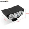 Lumières Bike Front Light 5000 Lumens X3 3 * T6 LED Mountain Bicycle Phadow Grodbar Grodony Lampe de poche 18650 Batterie lampe 3 MODES 3