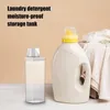 Distributeur de détergent à lessive, bouteilles de stockage, boîte de liquide de grande capacité pour pièce, conteneur transparent, organisateur de poudre