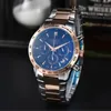 Mens Watches classics Automatic Quartz Watch Full 904L Stainless Steel Blue Black Ceramic Sapphire Folding buckle WristWatches Super luminous montre de luxe Gifts