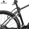 Verrouille Rockbros Hamburg Lock Bicycle verrure anti-vol mini chaîne pliable verrouillage de la route MTB Clé de vélo de vélo de vélo de vélo de verrouillage