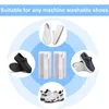 Laundry Bags Washing Shoes Bag Nylon Reusable Zippered Shoe Easily Remove Dirt Anti-deformation For Machine