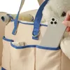 Porte-chien à côtés souples, fourre-tout Portable pour chiot et chat, avec poches, respirant, interactif, adapté aux petits chiens