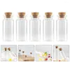 Vases 100 pcs Snap Cork Bottle Transparent Storage DIY CONTENSEURS DE VERRE