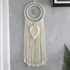 Tapeçarias lua macrame parede pendurado sonho apanhador boêmio decoração de casa meninas crianças berçário ornamento de natal decoração presentes