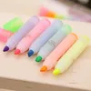 6pcsset 토끼 미니 형광 형광펜 펜 kawaii chalk 마커 펜 펜스 문구 재료 에스코로 파 펠라 리아 스쿨 공급 240320