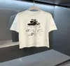 xinxinbuy Mannen designer Tee t-shirt 23ss Parijs muziekconcert 1954 Graffiti patroon korte mouw katoen dames wit zwart grijs SXL6354636
