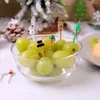 Forks Bunte Lunchbox Dekoration für Kinder entzückende Weihnachtsfrüchte pflücken lustige Feste Home Supplies Kinderkuchen