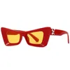 Lunettes de soleil de marque célèbre Cats Eye, tendance Owoff, même Style, lunettes de soleil pour hommes et femmes, luxueuses, 2024