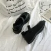 펌프 새로운 여성 펌프 Mary Jane Black Lolita Wedge Chunky Heel Platform Ladies Ladies Sandals 여성 복고풍 발가락 대학 소녀 Mujer Shoes