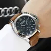 Watch High Menens Quality Watch Designer Watch klassische Männer Watches Leder wasserdicht Chronograph Business 0L8M