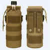 Duffel Bags Molle Tactical Backpack 800D Oxford Military 500ml Small Water Bottle Bag Outdoor Sports Cycling Climbing Camping Army