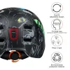 Caschi di sicurezza dei caschi da cucciolo adolescente per adolescenti in bicicletta per biciclette elettriche BMX Skateboard Skate Schermo Bomber Inmold Cycling Helmet