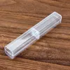 Spot-Acryl-Kunststoff, rechteckig, quadratisch, bedruckbar, einzelne, unabhängige Verpackung, transparentes Kristall-Stiftetui