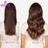 Extensions 120Gram Clip In Hair Extensions Human Hair 7pcs Seamless Invisible PU Skin Weft Natural Color Straight Hair Extension for Women