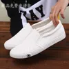 Chaussures décontractées hommes mode cuir printemps été respirant appartements Skate microporeux sans lacet mocassins