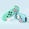 Hüllen für Nintendo Switch NS/OLED/Lite Zubehör Rocker Caps 4 Stück Kawaii Silikon Knopfkappen für Switch Zubehör Spielekonsole