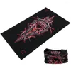 Bandanas Buffe Design créatif effrayant demi-masque magique cyclisme Bandana femmes hommes bandeaux Sport vélo cou plus chaud foulard Baff