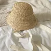 Grand bord bébé chapeau de paille enfants été chapeau de soleil Style coréen enfant Panama casquette parasol casquette bébé garçon fille enfants chapeau 240319