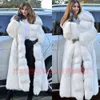 Mink Women Real Coats Female Fur Pellicuscola vere abiti invernali lunghi oversize 6xl 5xl 7xl Natura T220815