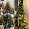 Décoration de fête 6pcs 6 / 8cm Ball de Noël Tree de Noël Balles transparentes Pendant Ornements suspendus pour la maison Noel DIY DÉCORNE ANNÉE CADE