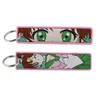 Porte-clés Longes Différents types de dessins animés Cool Key Tag Broderie Fobs pour motos voitures sac à dos porte-clés mode anneau GI OTC1D