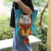 Sac de transport pour animaux de compagnie, Design Lion mignon, fourre-tout Portable en toile pour petit chien, respirant, fermetures éclair de sécurité sur l'épaule