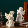 Decorative Figurines Angel Statue Interior Decoration For Home Accessories Luxury Decor Statues And Sculptures Artifacts Antiques